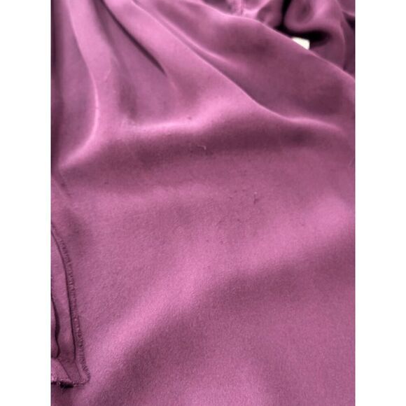 Calvin Rucker Violet Silk Pleated Tenderness Top Size M - Picture 10 of 13